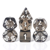 Picture of Grey Transparent Gem Dice Set