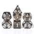 Picture of Grey Transparent Gem Dice Set