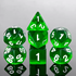 Picture of India green Dice Set