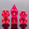 Picture of Dark Purple Transparent Dice Set