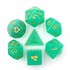 Picture of Green Transluent Glitter Dice Set