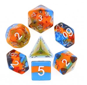 Picture of Transparent Layer Dice Parallel Universes Dice Set