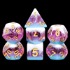 Show details for Dripping Cream Transparent Layer Dice Set Picture of Dripping Cream Transparent Layer Dice Set
