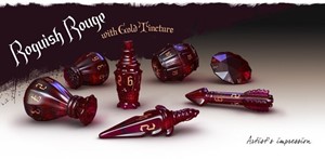 Picture of PolyHero Rogue Dice Set - Roguish Rouge