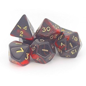 Picture of Jumbo Oblivion Red Dice Set