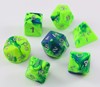 Picture of Jumbo Toxic Green/Blue Dice Set