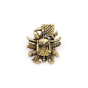 Picture of Warhammer 40,000 Ork 3D Artifact Pin
