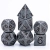 Picture of Old Dragon Font - Bronze Metal Dice Set