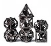 Picture of Retro Hollow Metal DND Silver look Dice Set （Dragon）