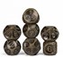 Picture of Stone Barrel Plating Vintage Bronze look Metal Dice Set