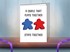 Picture of Greeting Card Meeple Couple