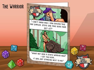 Picture of Greeting Card Warrior