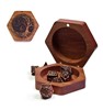 Picture of Sapele Tree of Life Hexagon Wooden Box