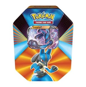 Picture of V Forces Tin - Lucario Pokemon