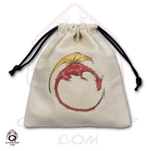 Picture of Dice Bag - Dragon beige