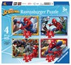 Picture of Marvel Spider-Man 4 in Box (Jigsaw 12, 16, 20, 24pc)