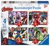 Picture of Marvel Avengers: 4 in a Box (Jigsaw 12, 16, 20, 24pc)