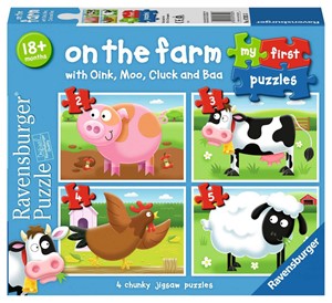 Picture of My First Puzzle, On the Farm (Jigsaw 2, 3, 4 & 5pc)