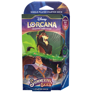 Picture of Scar & Kronk Shimmering Skies Starter Deck Disney Lorcana TCG