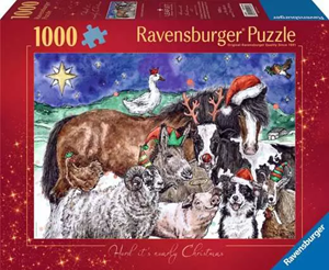 Picture of Herd its Nearrly Christmas Christmas Farm Jigsaw (1000 Piece)