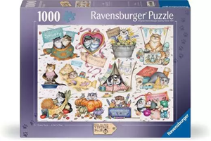 Picture of Crazy Cats Cats Calendar Puzzle (1000 Piece)