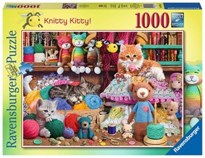 Picture of Knitty Kitty (Jigsaw 1000pc)