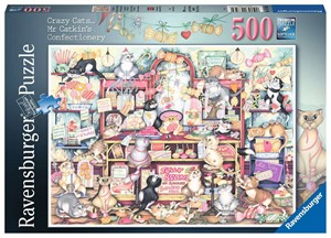 Picture of Crazy Cats Mr Catkin's Confectionery (Jigsaw 500pc)