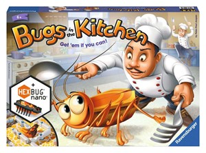 Picture of Bugs in The Kitchen Board Game (with Hexbug Nano)