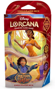 Picture of Amber and Amethyst (Tiana and Bruno) Reign of Jafar Starter Deck  Disney Lorcana