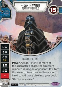 Picture of Darth Vader - Terror To Behold Comes With Dice