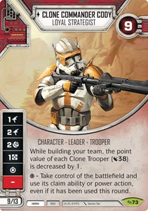 Picture of Clone Commander Cody - Loyal Strategist Comes With Dice