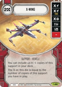 Picture of X-Wing Comes With Dice