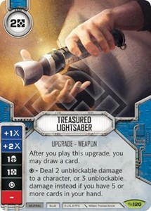 Picture of Treasured Lightsaber Comes With Dice