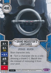 Picture of Grand Inquisitor's Lightsaber Comes With Dice