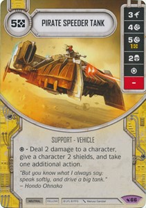 Picture of Pirate Speeder Tank Comes With Dice