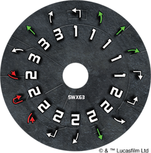 Picture of TIE Striker - Movement Dial (X-Wing 1.0)