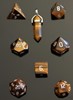 Picture of Tigers Eye Dice Set