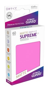 Picture of Matte Pink Ultimate Guard Supreme UX Sleeves Japanese Size