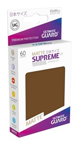 Picture of Matte Brown Ultimate Guard Supreme UX Sleeves Japanese Size