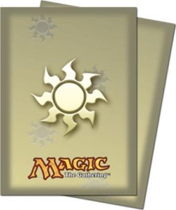 Picture of Magic the Gathering White Mana Sleeves (80)