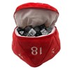 Picture of D20 Plush Dice Bag - Red