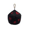 Picture of Dungeons & Dragons Black and Red D20 Plush Dice Bag