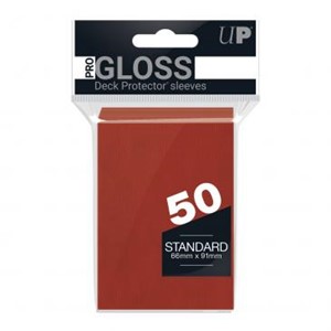 Picture of Red Standard Sleeves Ultra Pro