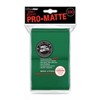 Picture of Ultra Pro Pro Matte Green Standard  Card Sleeves 100