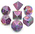 Picture of Colorful Plating Purple Glitter Metal Dice