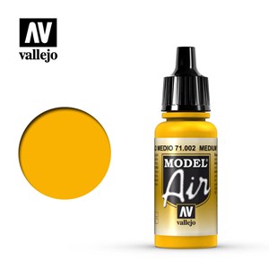 Picture of Vallejo Model Air 17ml - Medium Yellow