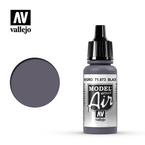 Picture of Vallejo Model Air 17ml - Black (Metallic)