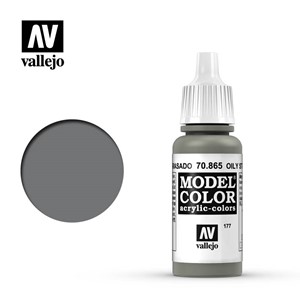 Picture of Vallejo Model Color 17ml - Metallic Oily Steel