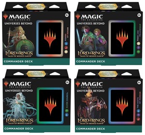 Picture of Lord of the Rings Tales of Middle-Earth Commander Decks Set of 4 Magic The Gathering