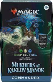 Picture of Murders at Karlov Manor Commander Deck Deep Clue Sea Magic The Gathering